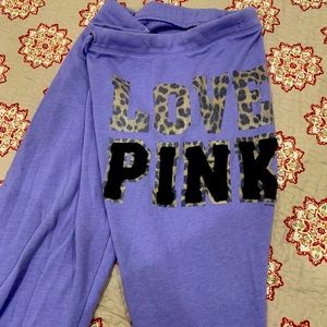 VICTORIA SECRET PINK SWEAT PANT JOGGERS